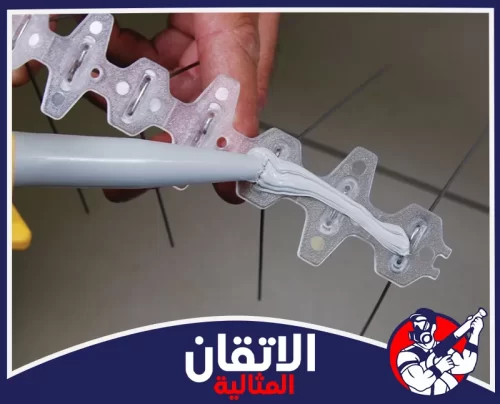 شركة تركيب طارد حمام في الخبر0567008659 اتقان المثاليه تركيب أشواك طارد الحمام على السطح لحماية الحواف من تجمع الطيور.