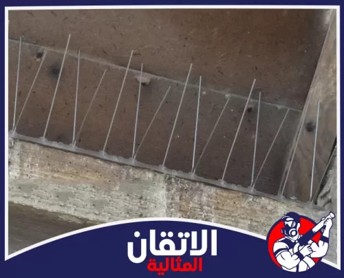 طارد الحمام للمكيفات 0567008659 الأتقان المثالية أشواك بلاستيكية مثبتة على حافة سطح لمنع وقوف الطيور، جزء من تركيب طارد الحمام في القطيف.
